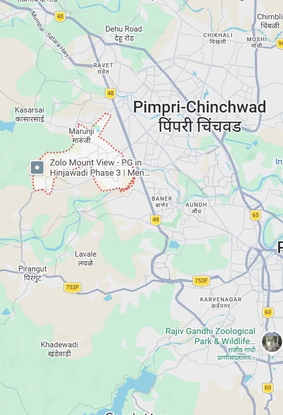 Kohinoor Royal Tower Strategic Location Map in Hinjewadi